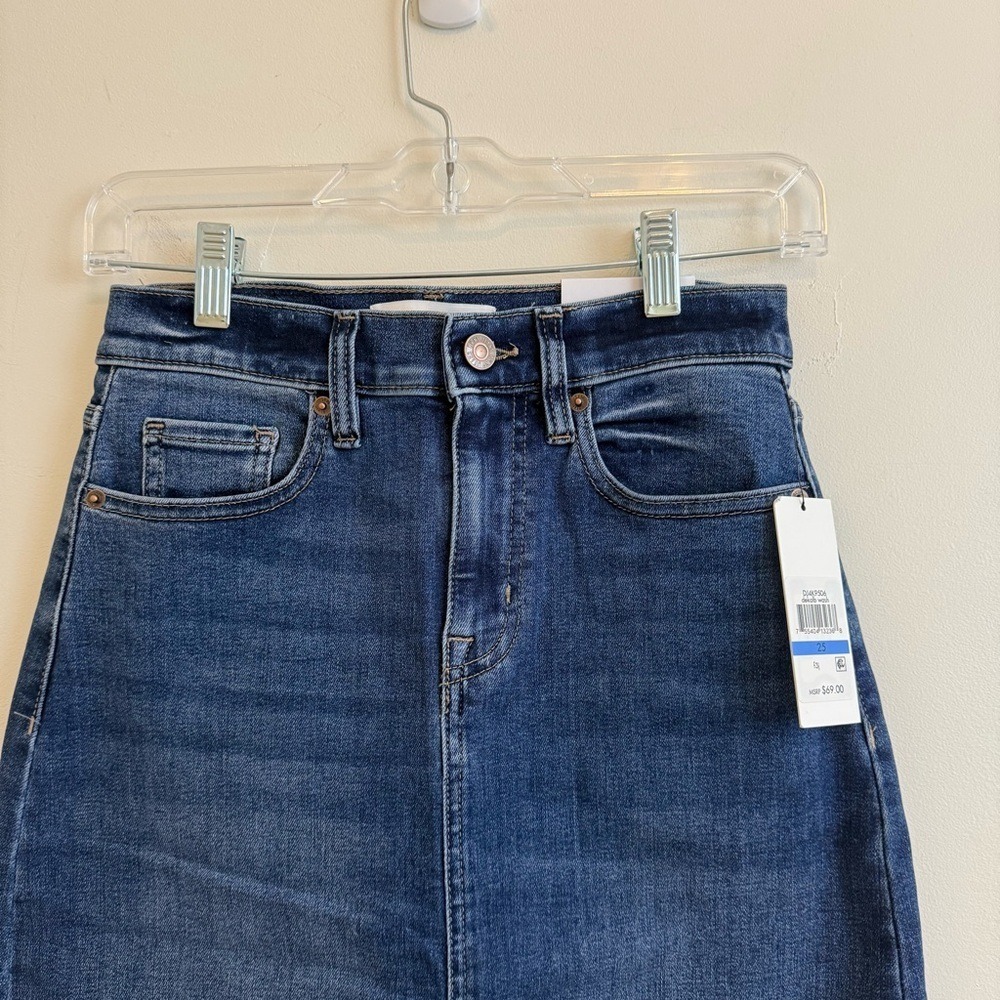 DKNY Maxi Denim Skirt Size 25 - Picture 3 of 13